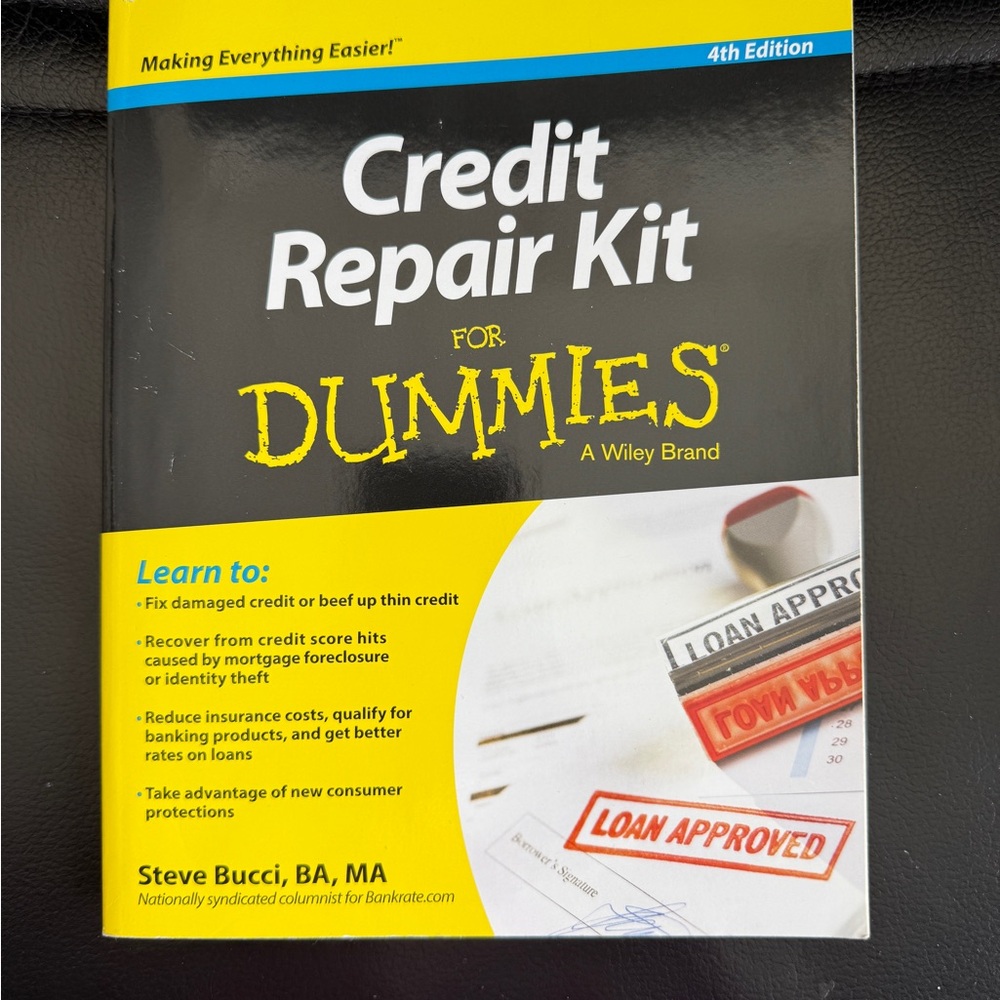 Credit Repair Kit for Dummies Book - 4th edition